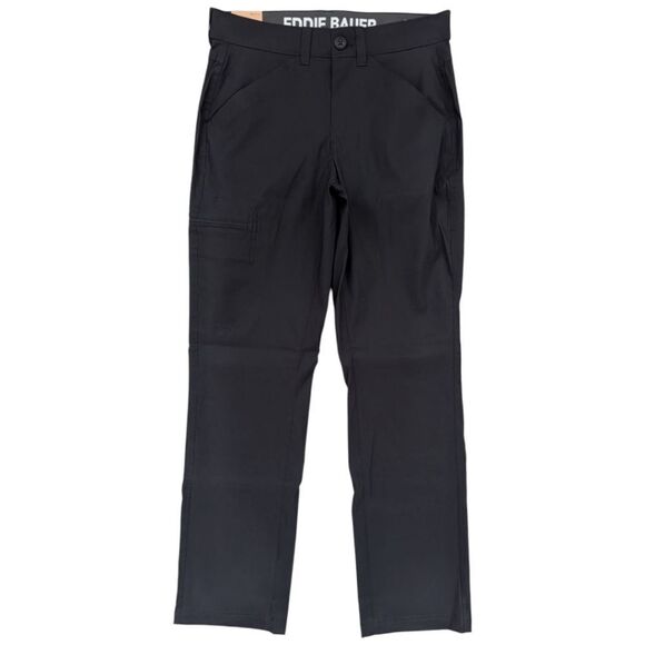 Eddie Bauer Rainier Tech Pants Men's 30x32 in Black NWT - Picture 2 of 7